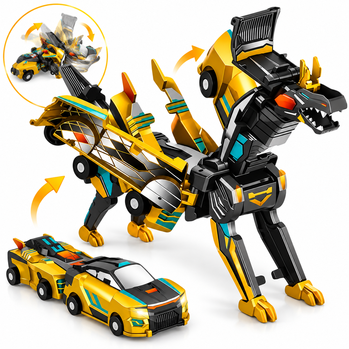 DragonShift – 2-in-1 Transforming Robot Car 🐉🚗