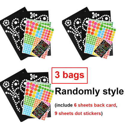 Funny Puzzle Dot Stickers – Cute Animal Mosaic Craft Set for Kids