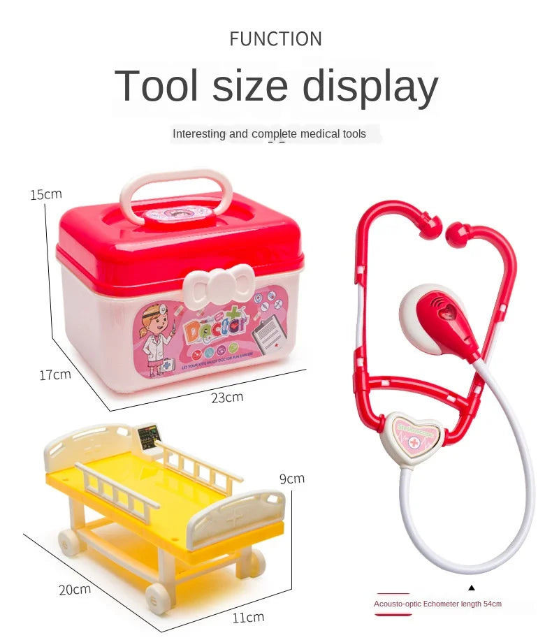 Doctor Set for Kids – Pretend Play Medical Kit with Nurse Tools & Accessories