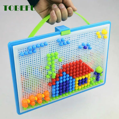 Nail Bead Puzzle Set - 296 Pieces