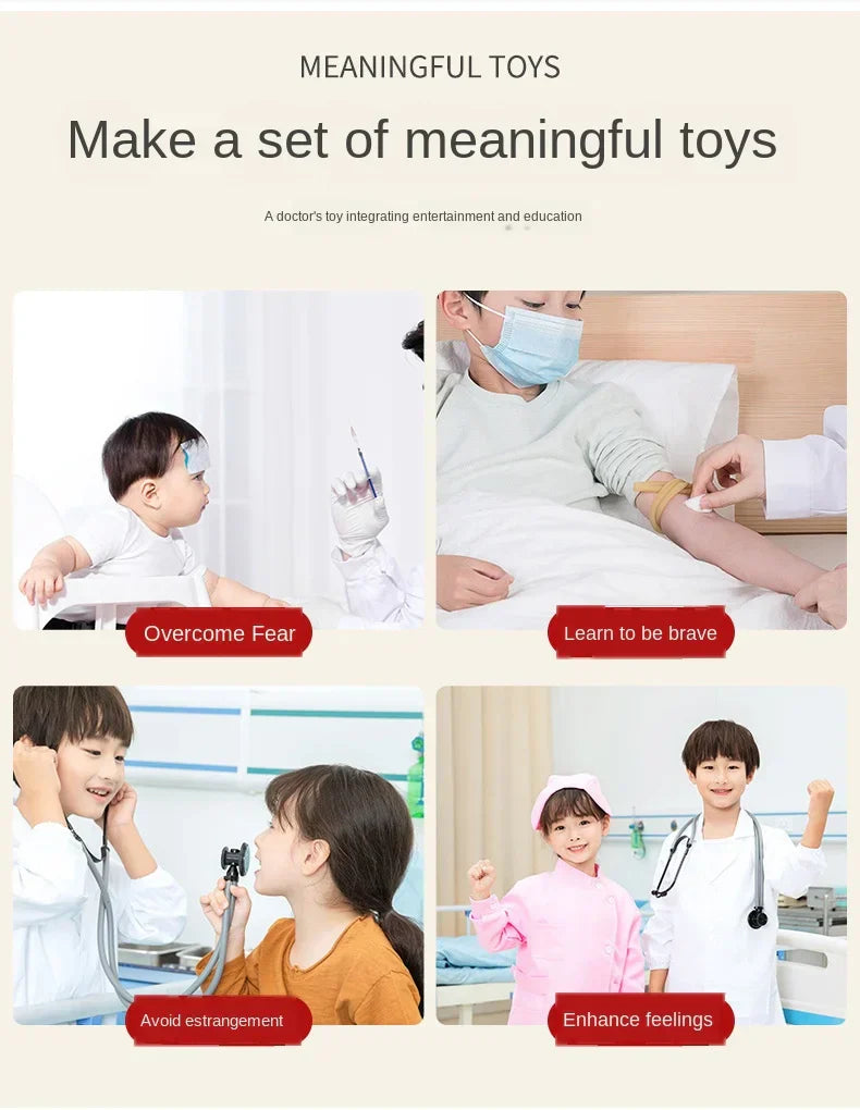 Doctor Set for Kids – Pretend Play Medical Kit with Nurse Tools & Accessories