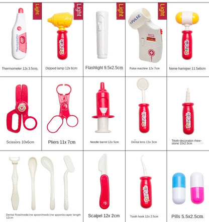 Doctor Set for Kids – Pretend Play Medical Kit with Nurse Tools & Accessories