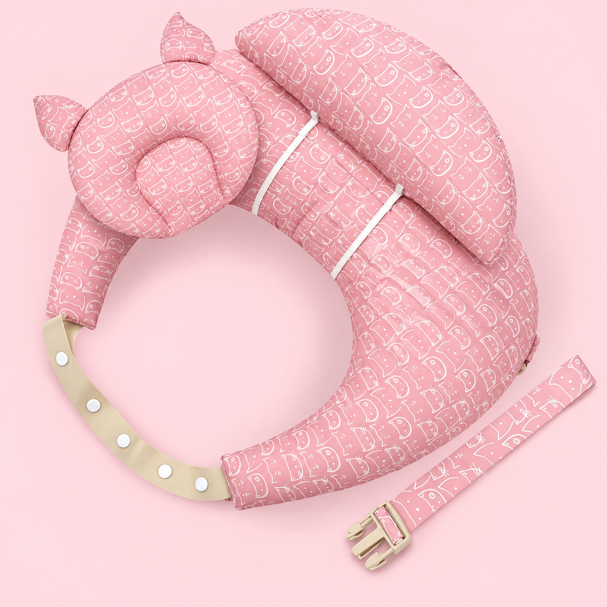NestEase – Adjustable Nursing Pillow 🤱☁️