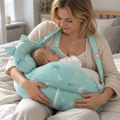 NestEase – Adjustable Nursing Pillow 🤱☁️