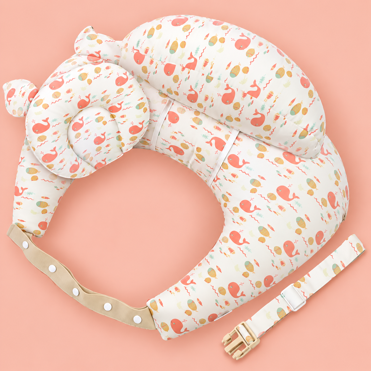 NestEase – Adjustable Nursing Pillow 🤱☁️