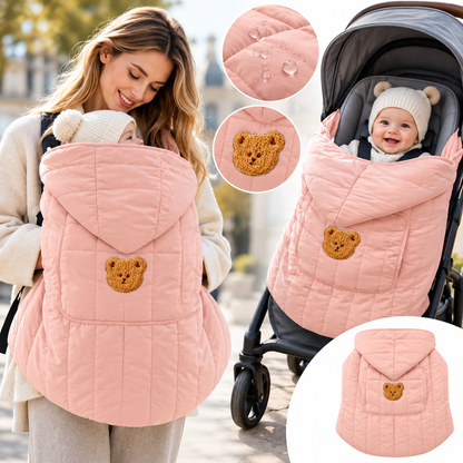 SnuggleWrap – Hooded Winter Baby Blanket 🤍❄️