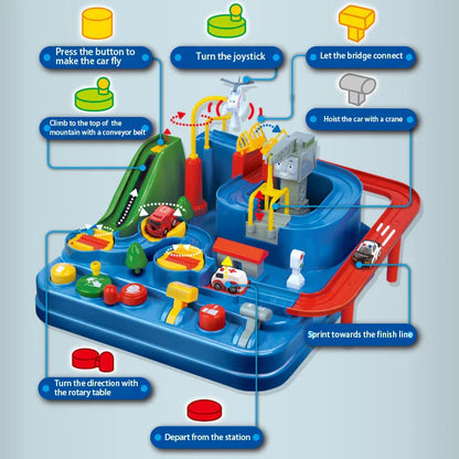 Car Train Track Adventure Set