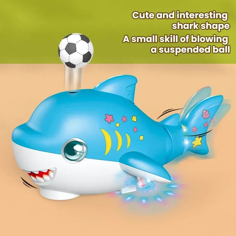 Shark Blowing Ball Car – Interactive Electric Toy for Kids