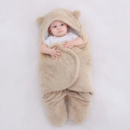 CosyCub – Plush Winter Baby Romper 🐻❄️
