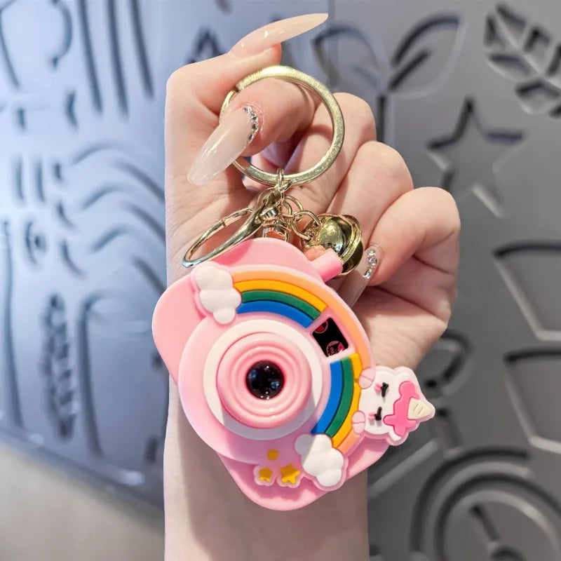 3D Camera Keyring – Cute Bag &amp; Key Charm