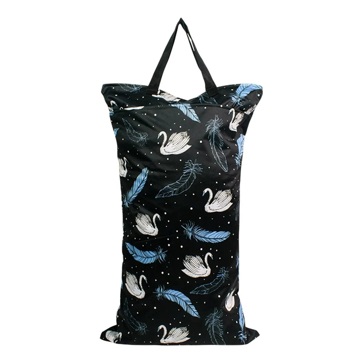 Large Waterproof Baby Wet Bag – Double Pocket Stroller Organizer