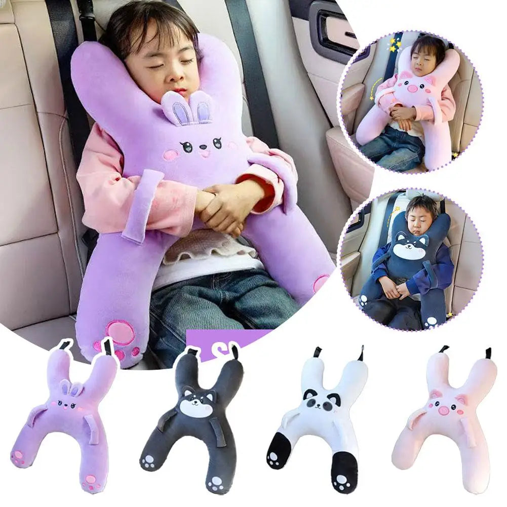 SnoozeBuddy - Cute Kids Travel Support Pillow