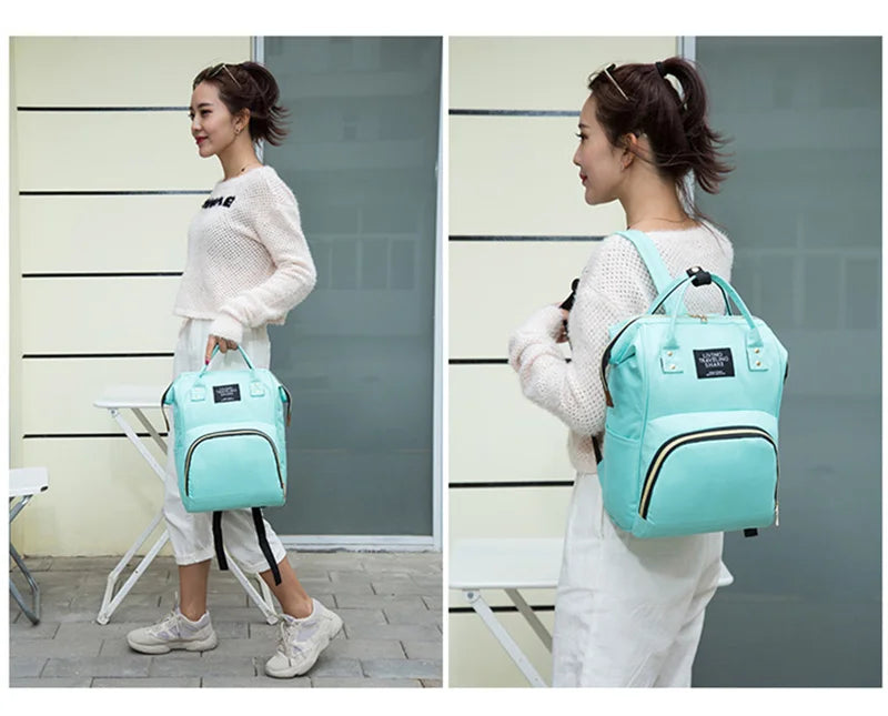 Diaper Bag Mummy Backpack – Large Capacity, Waterproof & Multi-Function
