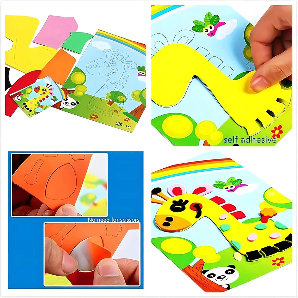 StickyPals 3D Foam Sticker Puzzles