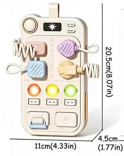 Montessori-Style Plug & Match Busy Board – Light & Sound 🔌✨