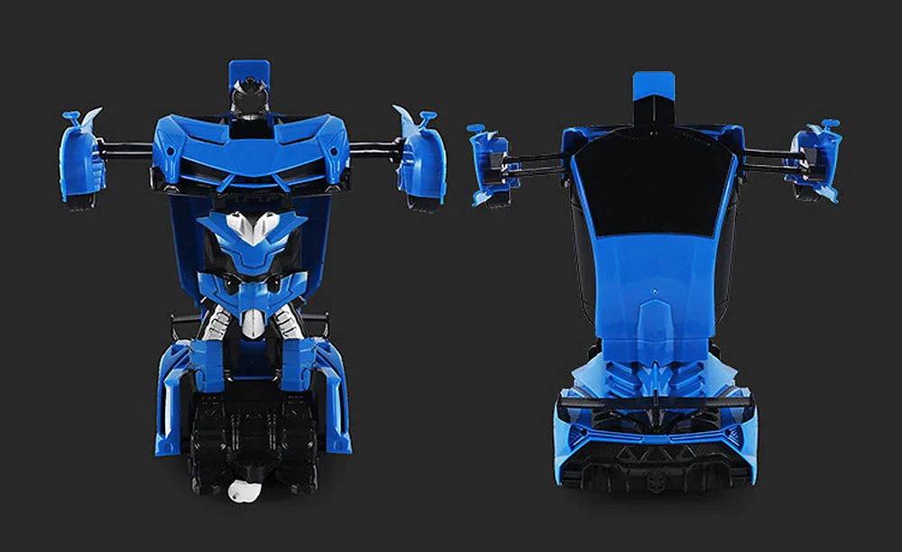 Electric Transforming Police Toy Car
