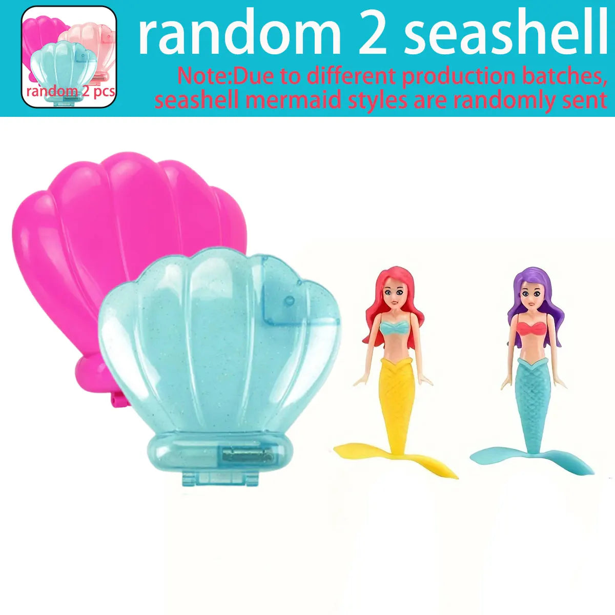 AquaMermaid Floating Bath Toy Set