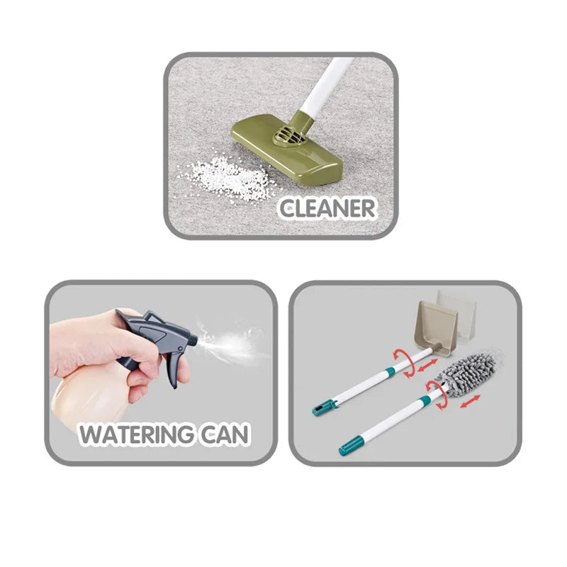 Kids Simulated Life Cleaning Toys – Pretend Play Cleaning Set for Children