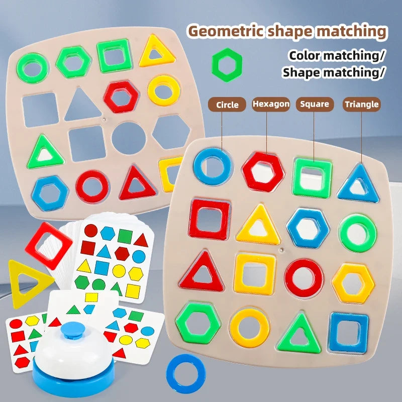 Geometric Matching Puzzle – Interactive Tabletop Game for Kids