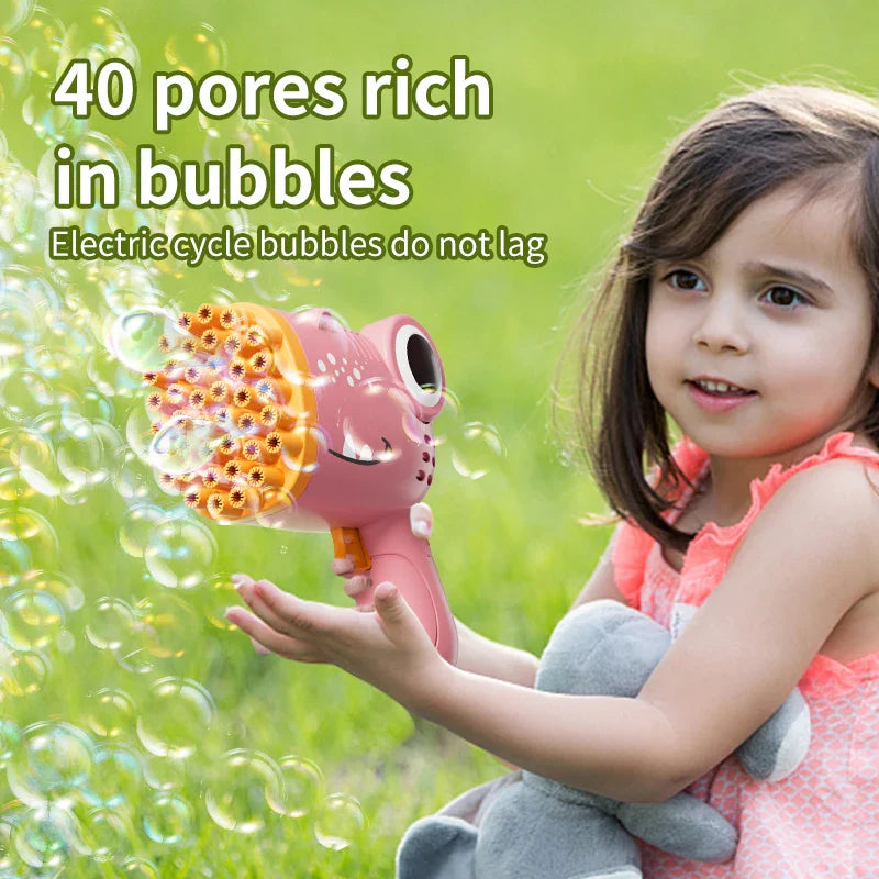 DinoBlast 40-Hole Bubble Gun