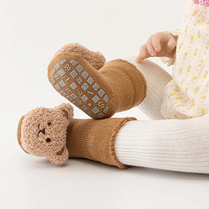 Cute Baby Cotton Bear Socks