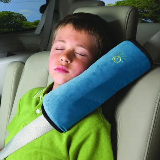 Children's Car Seat Belt Pillow – Plush Shoulder Strap Cushion
