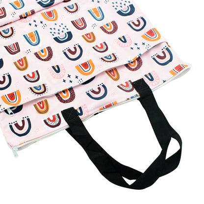 Large Waterproof Baby Wet Bag – Double Pocket Stroller Organizer