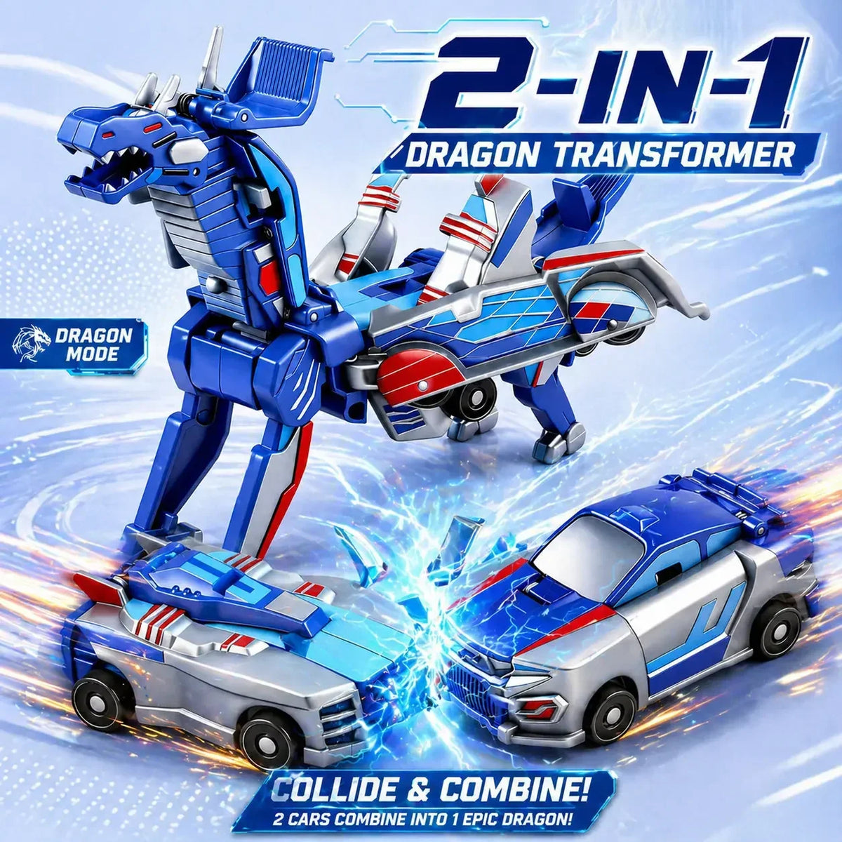 DragonShift – 2-in-1 Transforming Robot Car 🐉🚗