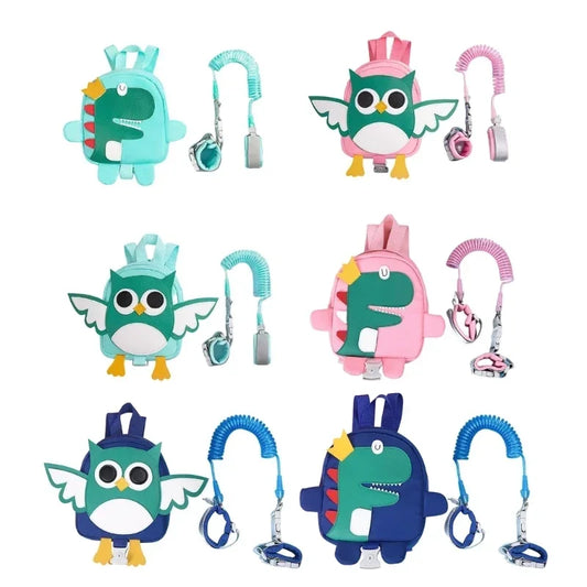 SafeSteps Kids Harness Backpack with Anti-Lost Wrist Link