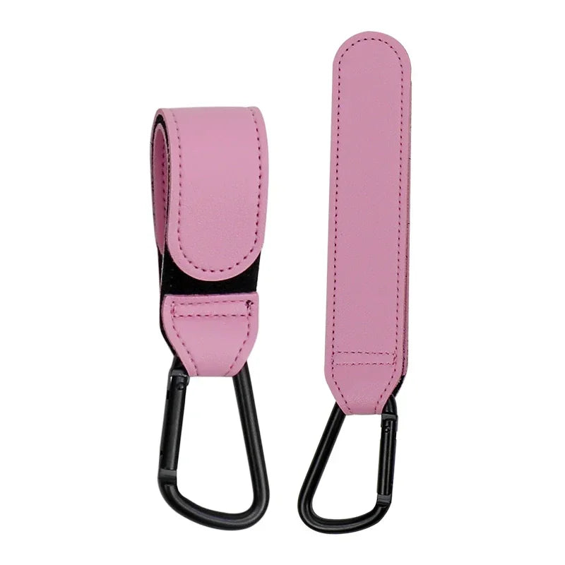 2 PCS Baby Stroller Hooks – 360° Rotatable Organizer