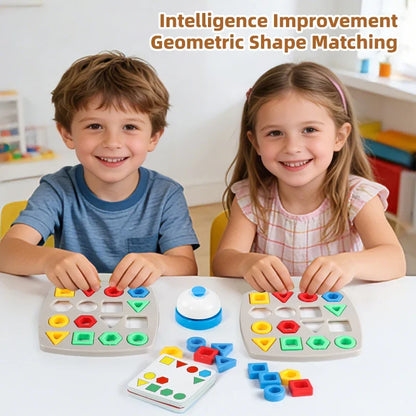 Geometric Matching Puzzle – Interactive Tabletop Game for Kids