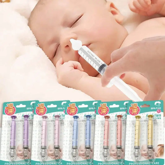 Baby Nasal Aspirator Syringe – Gentle Nasal Cleaner for Babies
