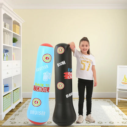Inflatable Kids Boxing Column – Sand & Water Fillable Punching Bag