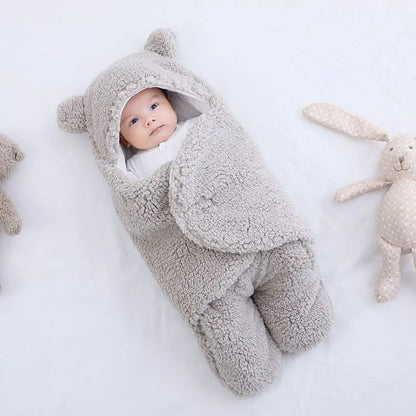 CosyCub – Plush Winter Baby Romper 🐻❄️