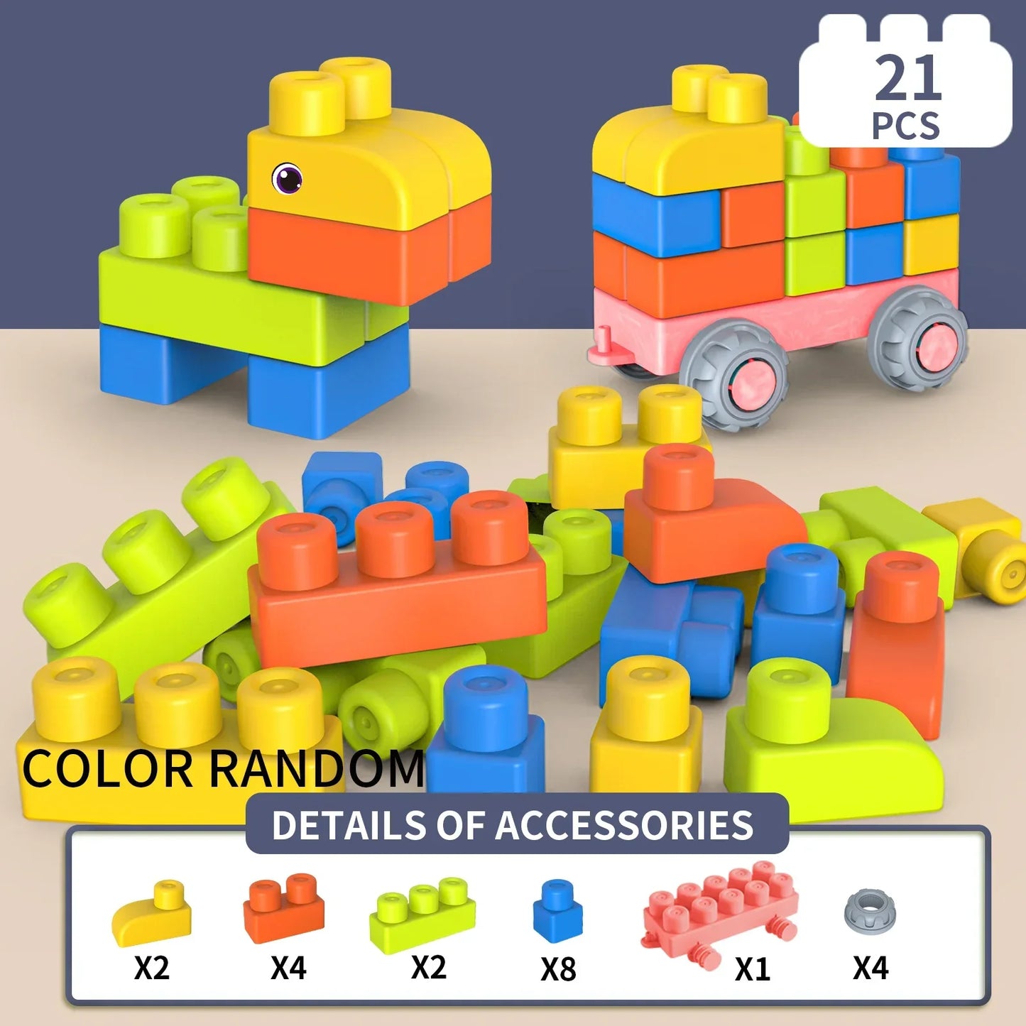 Soft Building Blocks Set