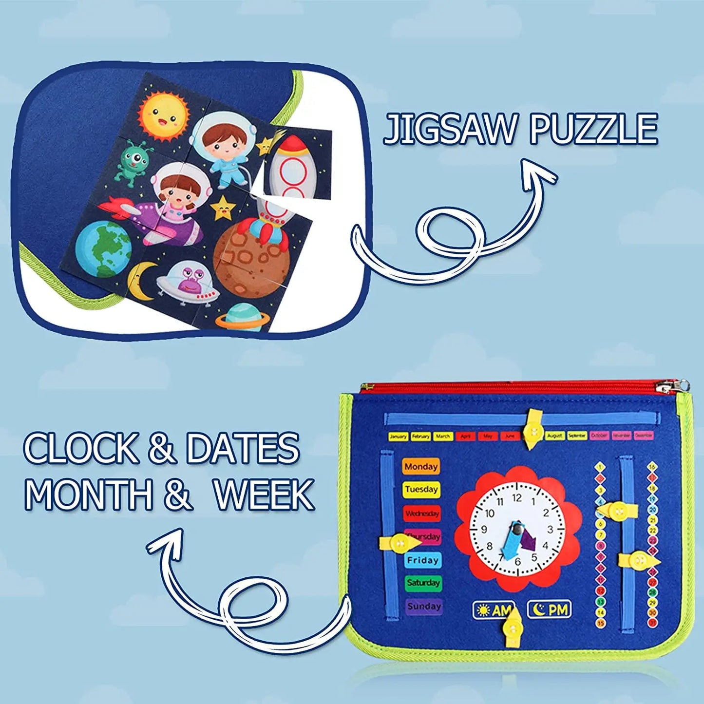 Toddler Montessori Busy Board