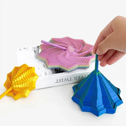 SpinGlow 3D Rainbow Sensory Fidget Toy