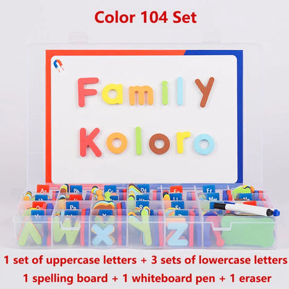 Magnetic Alphabet Letters Kit with Magnet Board