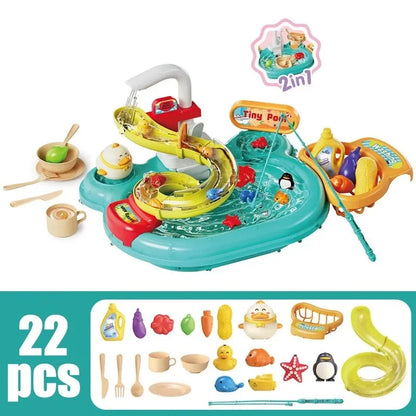 Sink & Fish Playtime Toy Set