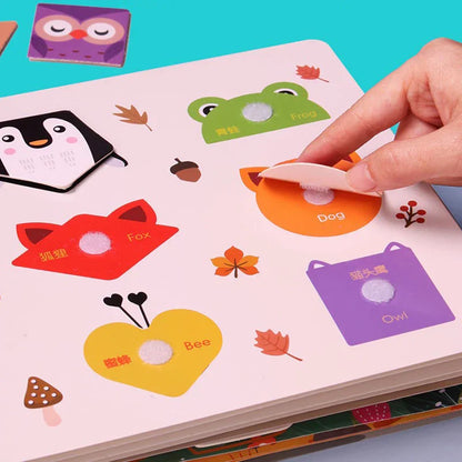 Busy Book for Kids: Animals & Numbers Learning Toy