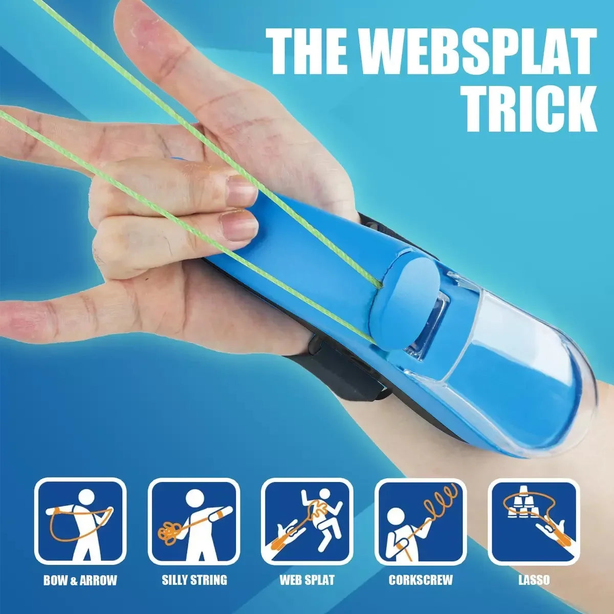 WebSlinger – Glow-in-the-Dark Wrist Launcher 🕸️✨