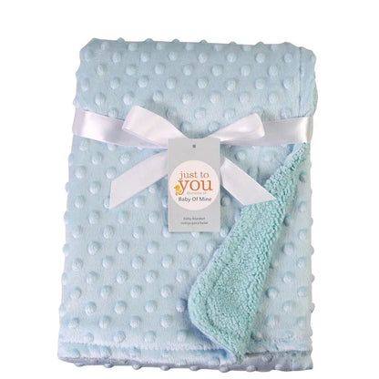 Baby Blanket – Warm Double Layer Swaddle Wrap