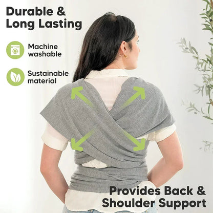 Baby Wrap Carrier – Breathable and Lightweight Baby Sling for Newborns