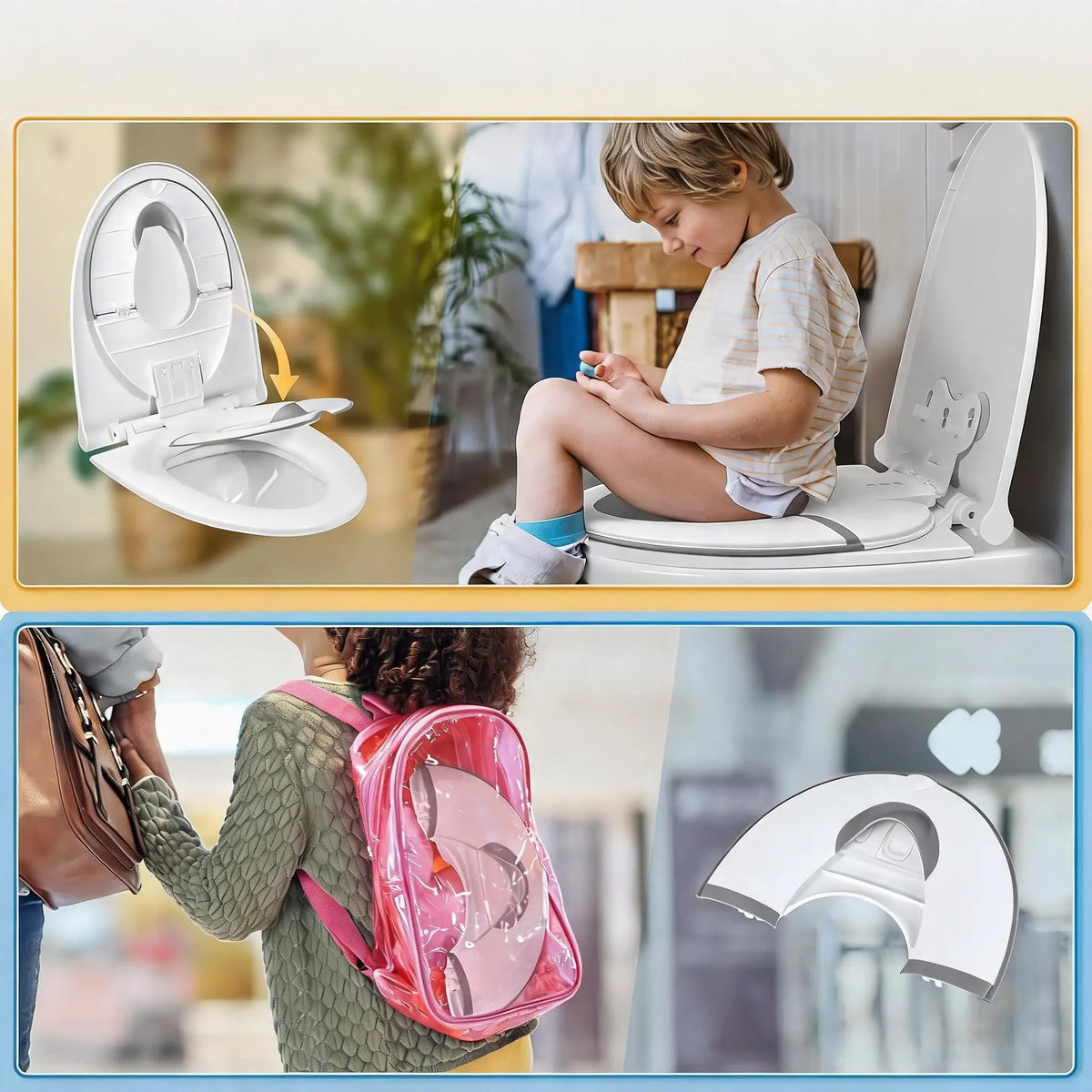 Foldable Children's Toilet Seat