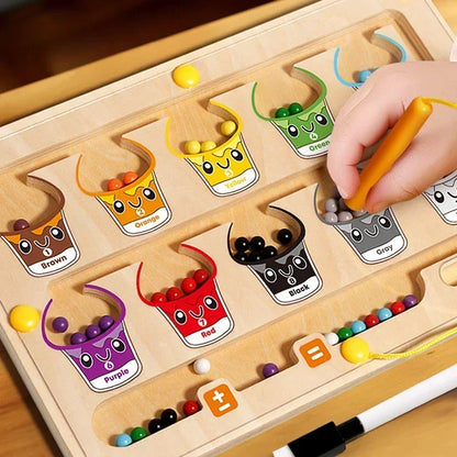 ColorCount Duo Montessori Maze & Drawing Board