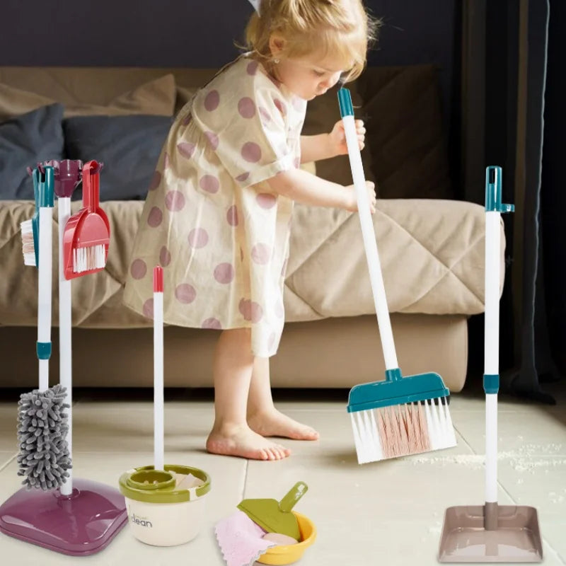 Kids Simulated Life Cleaning Toys – Pretend Play Cleaning Set for Children