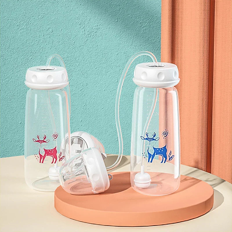 Hands-Free Baby Feeding Bottle – Anti-Colic Nursing System