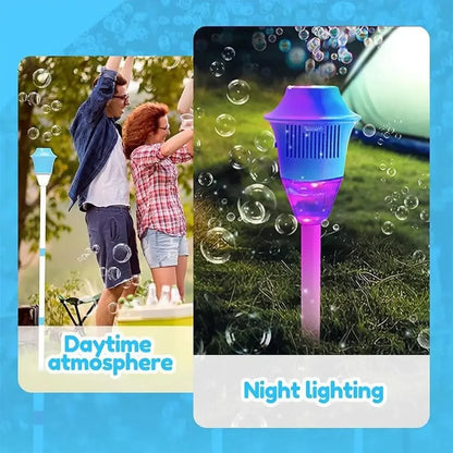 BubbleGlow Street Light Bubble Machine