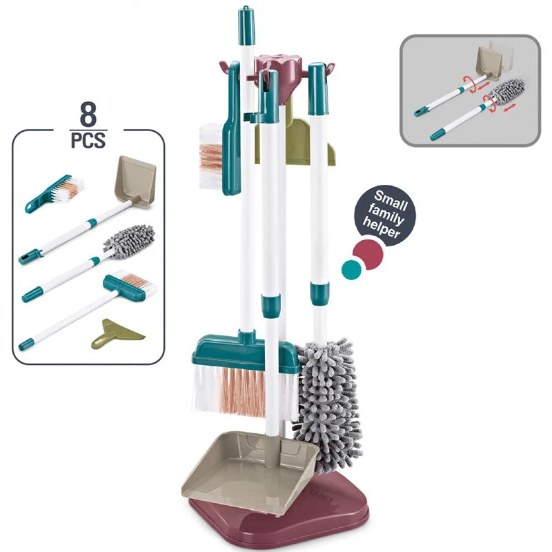 Kids Simulated Life Cleaning Toys – Pretend Play Cleaning Set for Children