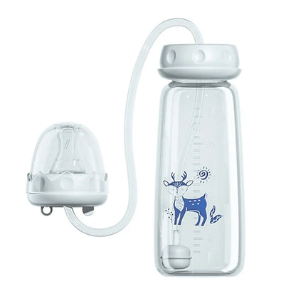 Hands-Free Baby Feeding Bottle – Anti-Colic Nursing System